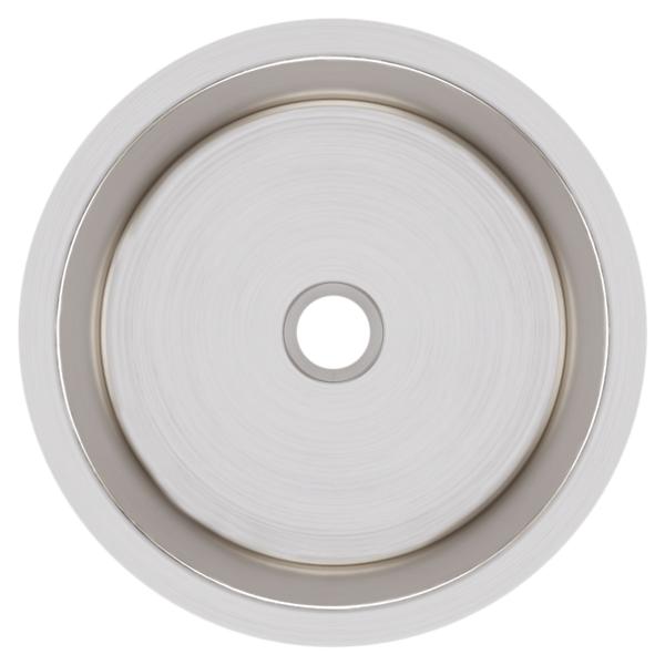 Elkay ELUH16FB Lustertone® Classic Stainless Steel 18-3/8" x 18-3/8" x 8" Single Bowl Undermount Sink