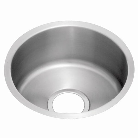 Elkay ELUH16FB Lustertone® Classic Stainless Steel 18-3/8" x 18-3/8" x 8" Single Bowl Undermount Sink