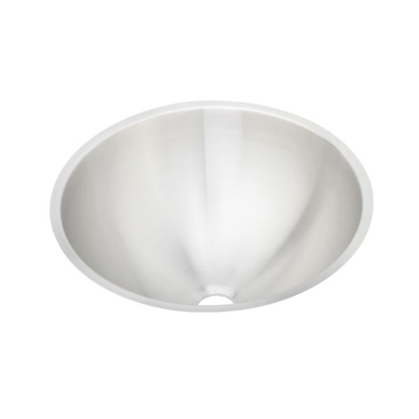 Elkay ELUH16 Asana Stainless Steel 18-3/8" x 18-3/8" x 8" Single Bowl Undermount Bathroom Sink
