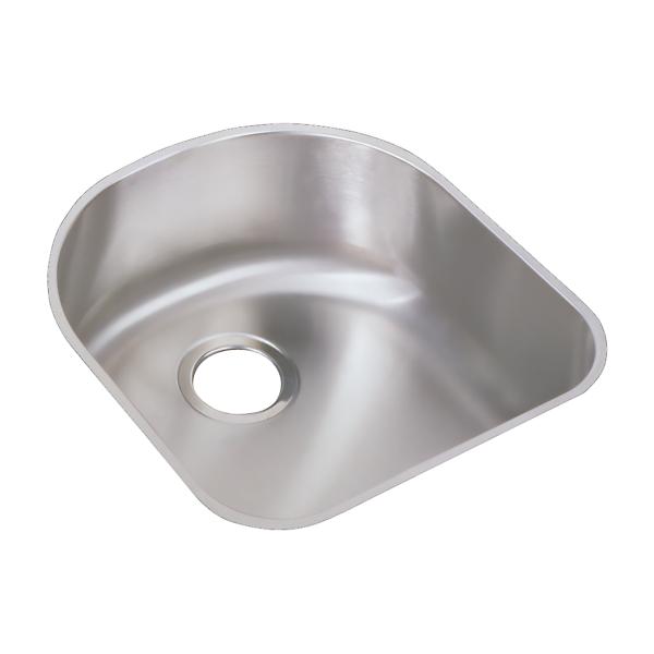 Elkay ELUH1716 Lustertone® Classic Stainless Steel 18-1/2" x 20" x 7-1/2" Single Bowl Undermount Sink