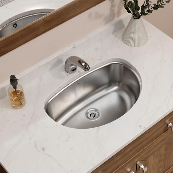 Elkay ELUH1811 Asana® Stainless Steel 19-1/2" x 13-5/16" x 6-1/4" Single Bowl Undermount Bathroom Sink