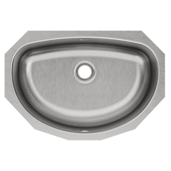 Elkay ELUH1811 Asana® Stainless Steel 19-1/2" x 13-5/16" x 6-1/4" Single Bowl Undermount Bathroom Sink