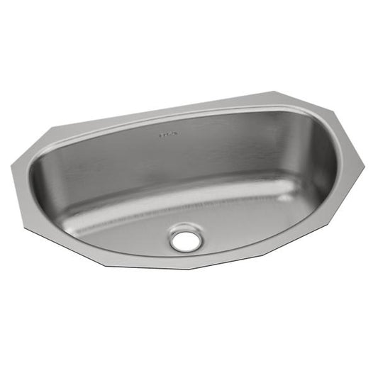 Elkay ELUH1811 Asana® Stainless Steel 19-1/2" x 13-5/16" x 6-1/4" Single Bowl Undermount Bathroom Sink