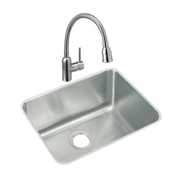 Elkay ELUH211512 Lustertone® Classic Stainless Steel 23-1/2" x 18-1/4" x 12" Single Bowl Undermount Sink