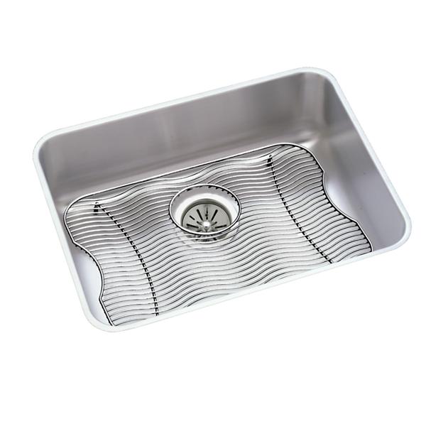 Elkay ELUH2115DBG Lustertone® Classic Stainless Steel 23-1/2" x 18-1/4" x 7-1/2" Single Bowl Undermount Sink Kit