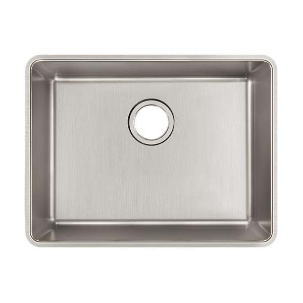 Elkay ELUH2115T Lustertone Iconix® 18 Gauge Stainless Steel 23-1/2" x 18-1/4" x 9" Single Bowl Undermount Sink