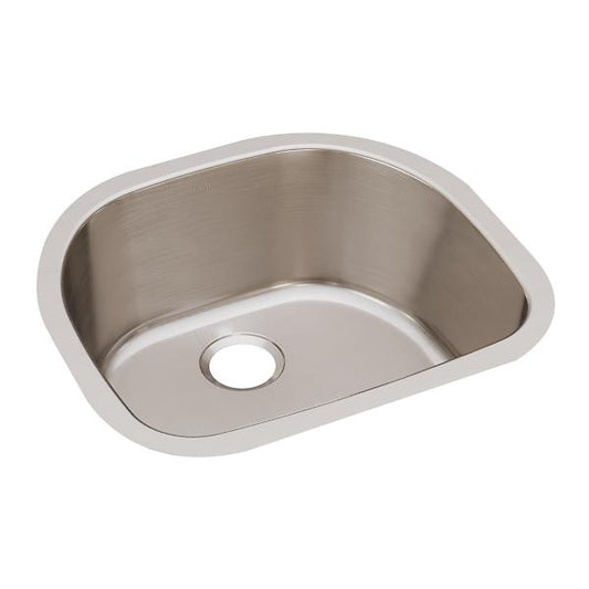 Elkay ELUH211810 Lustertone Classic Stainless Steel 23-5/8" x 21-1/4" x 10" Single Bowl Undermount Sink