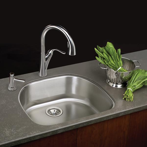 Elkay ELUH2118 Lustertone® Classic Stainless Steel, 23-5/8" x 21-1/4" x 7-1/2" Single Bowl Undermount Sink