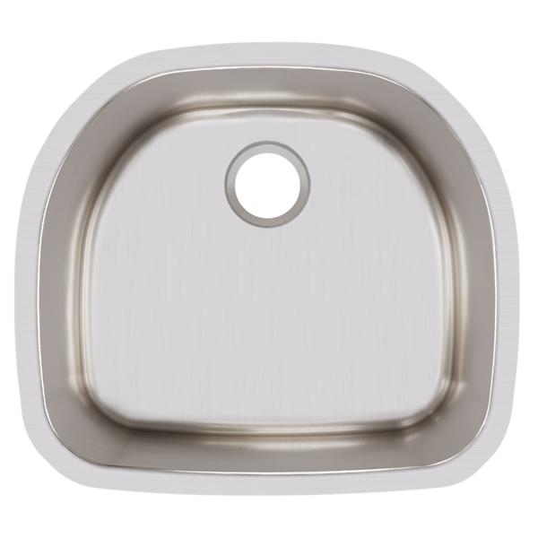 Elkay ELUH2118 Lustertone® Classic Stainless Steel, 23-5/8" x 21-1/4" x 7-1/2" Single Bowl Undermount Sink