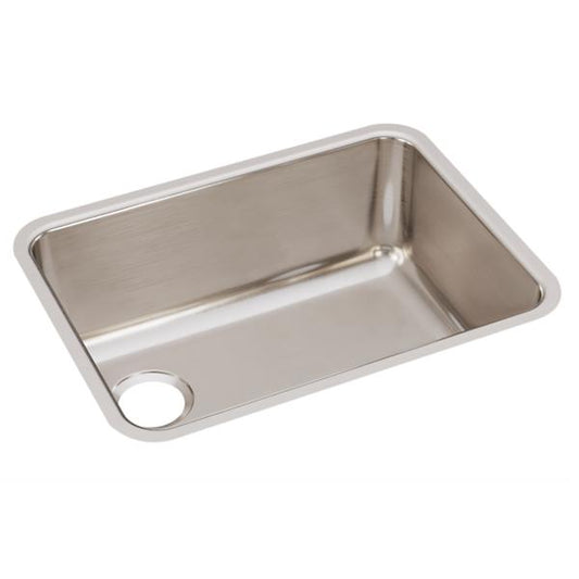 Elkay ELUH231710L Lustertone® Classic Stainless Steel 25-1/2" x 19-1/4" x 10" Single Bowl Undermount Sink with Left Drain