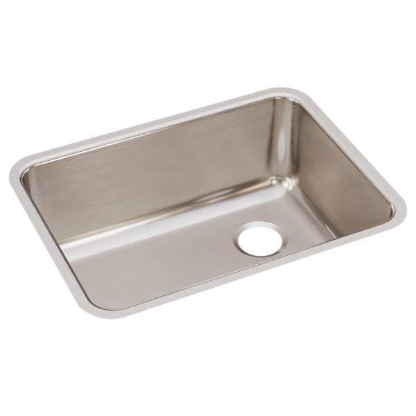 Elkay ELUH231710R Lustertone® Classic Stainless Steel 25-1/2" x 19-1/4" x 10" Single Bowl Undermount Sink with Right Drain