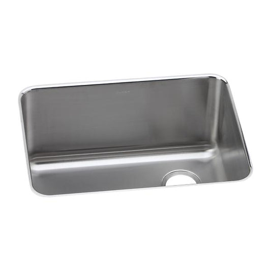 Elkay ELUH231712R Lustertone® Classic Stainless Steel 25-1/2" x 19-1/4" x 12" Single Bowl Undermount Sink with Right Drain