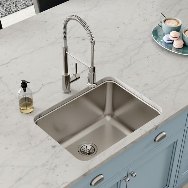 Elkay ELUH231712 Lustertone® Classic Stainless Steel 25-1/2" x 19-1/4" x 12" Single Bowl Undermount Sink