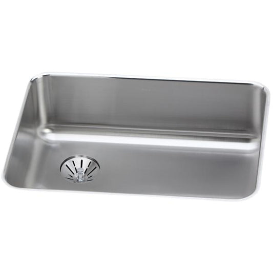 Elkay ELUH2317LPD Lustertone® Classic Stainless Steel 25-1/2" x 19-1/4" x 8" Single Bowl Undermount Sink with Left Perfect Drain®