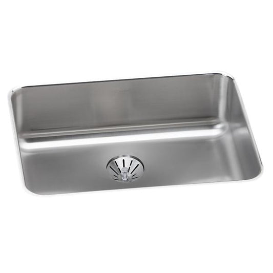 Elkay ELUH2317PD Lustertone® Classic Stainless Steel 25-1/2" x 19-1/4" x 8" Single Bowl Undermount Sink with Perfect Drain®