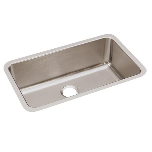 Elkay ELUH281610 Lustertone® Classic Stainless Steel 30-1/2" x 18-1/2" x 10" Single Bowl Undermount Sink