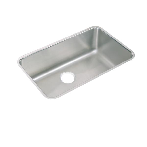 Elkay ELUH281612DBG Lustertone® Classic Stainless Steel 30-1/2" x 18-1/2" x 11-1/2" Single Bowl Undermount Sink Kit