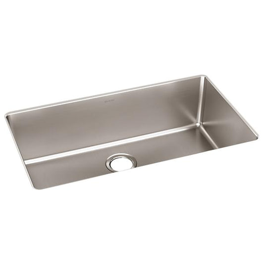 Elkay ELUH3017T Lustertone Iconix® 18 Gauge Stainless Steel 32-1/2 x 19-1/2" x 9" Single Bowl Undermount Sink