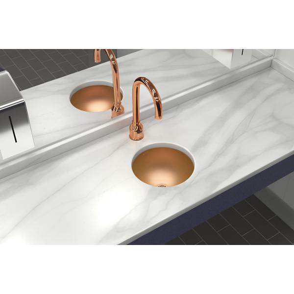 Elkay ELUH9-CU CuVerro Antimicrobial Copper 11-3/8" x 11-3/8" x 4-3/4" Single Bowl Undermount Bathroom Sink