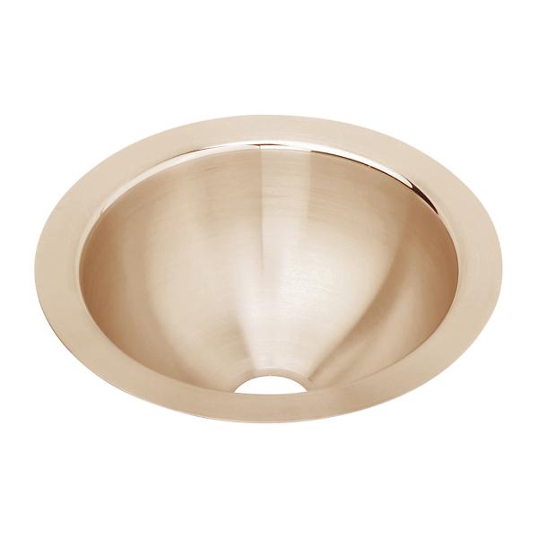 Elkay ELUH9-CU CuVerro Antimicrobial Copper 11-3/8" x 11-3/8" x 4-3/4" Single Bowl Undermount Bathroom Sink