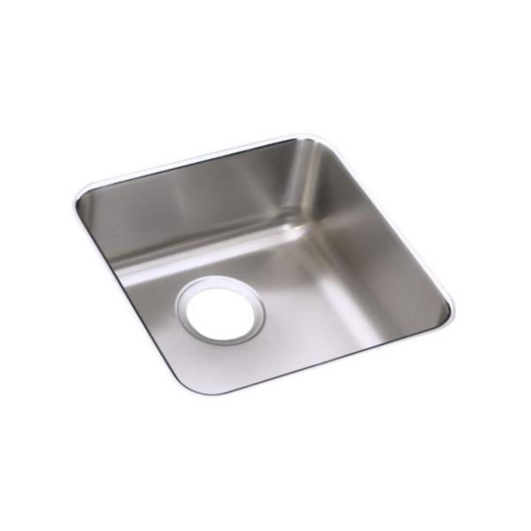 Elkay ELUHAD121245 Lustertone® Classic Stainless Steel 14-1/2" x 14-1/2" x 4-3/8" Single Bowl Undermount ADA Sink