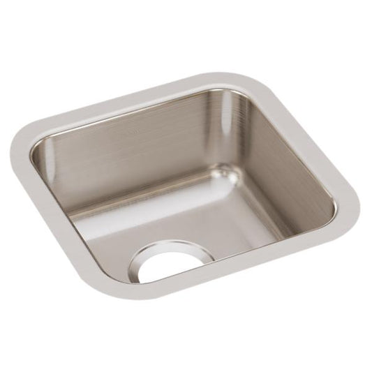 Elkay ELUHAD121250 Lustertone® Classic Stainless Steel, 14-1/2" x 14-1/2" x 4-7/8" Single Bowl Undermount ADA Sink