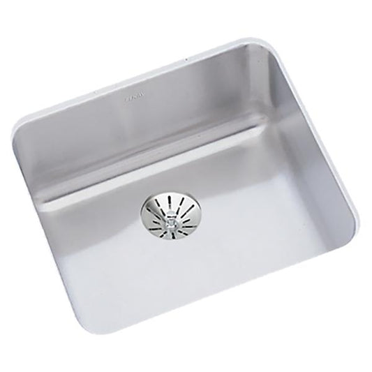 Elkay ELUHAD121255PD Lustertone® Classic Stainless Steel, 14-1/2" x 14-1/2" x 5-1/2" Single Bowl Undermount ADA Sink w/Perfect Drain®