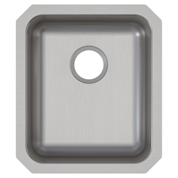 Elkay ELUHAD131655 Lustertone® Classic Stainless Steel 16" x 18-1/2" x 5-3/8" Single Bowl Undermount ADA Sink