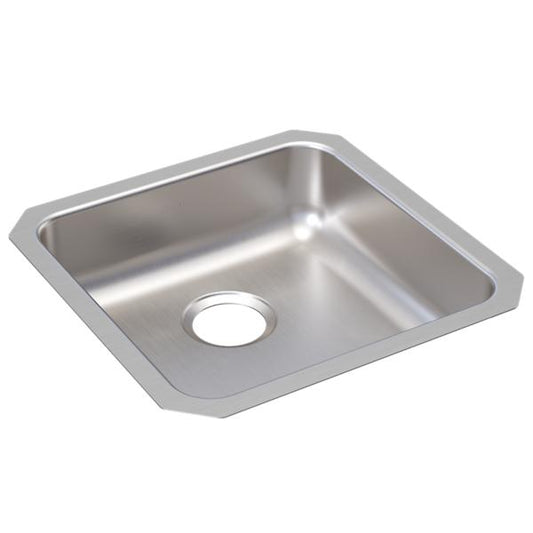 Elkay ELUHAD161645 Lustertone Classic Stainless Steel 18-1/2" x 18-1/2" x 4-3/8" Single Bowl Undermount ADA Sink
