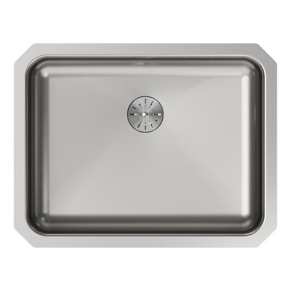 Elkay ELUHAD211545PD Lustertone® Classic Stainless Steel 23-1/2" x 18-1/4" x 4-3/8" Single Bowl Undermount ADA Sink w/Perfect Drain®
