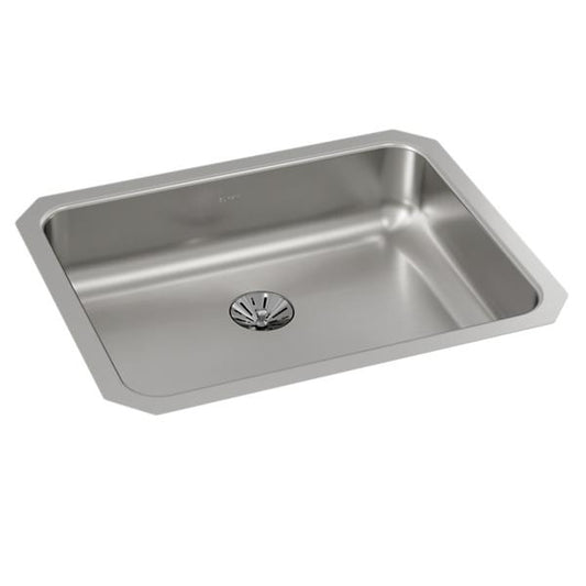 Elkay ELUHAD211555PD Lustertone® Classic Stainless Steel 23-1/2" x 18-1/4" x 5-3/8" Single Bowl Undermount ADA Sink w/Perfect Drain®