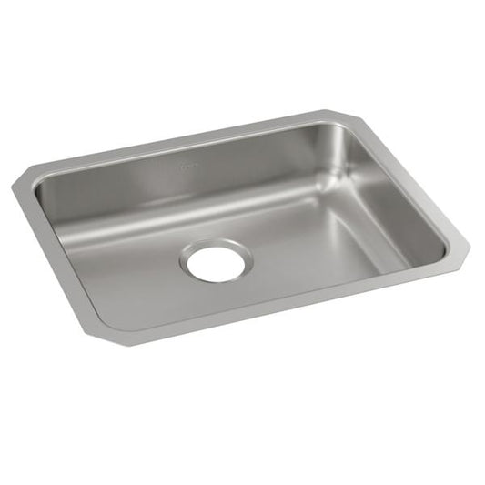 Elkay ELUHAD211555 Lustertone® Classic Stainless Steel 23-1/2" x 18-1/4" x 5-3/8" Single Bowl Undermount ADA Sink