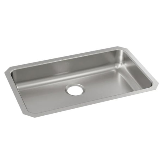 Elkay ELUHAD281655 Lustertone® Classic Stainless Steel, 30-1/2" x 18-1/2" x 5-3/8" Single Bowl Undermount ADA Sink