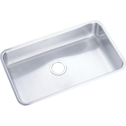 Elkay ELUHAD281645 Lustertone® Classic Stainless Steel, 30-1/2" x 18-1/2" x 4-3/8" Single Bowl Undermount ADA Sink
