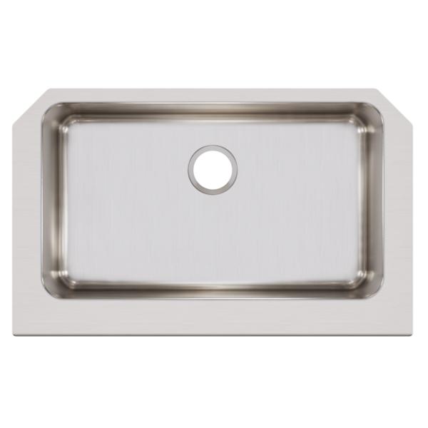 Elkay ELUHFS2816 Lustertone® Classic Stainless Steel 33" x 20-1/2" x 8" Single Bowl Farmhouse Sink