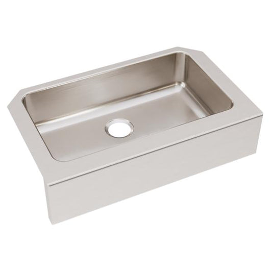 Elkay ELUHFS2816 Lustertone® Classic Stainless Steel 33" x 20-1/2" x 8" Single Bowl Farmhouse Sink