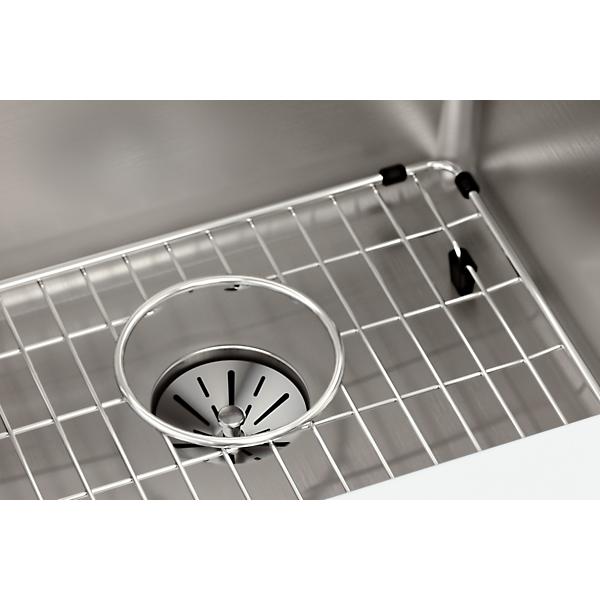 Elkay ELUHH1616TPDBG Lustertone Iconix® 16 Gauge Stainless Steel 18-1/2" x 18-1/2" x 9" Single Bowl Undermount Sink Kit with Perfect Drain®