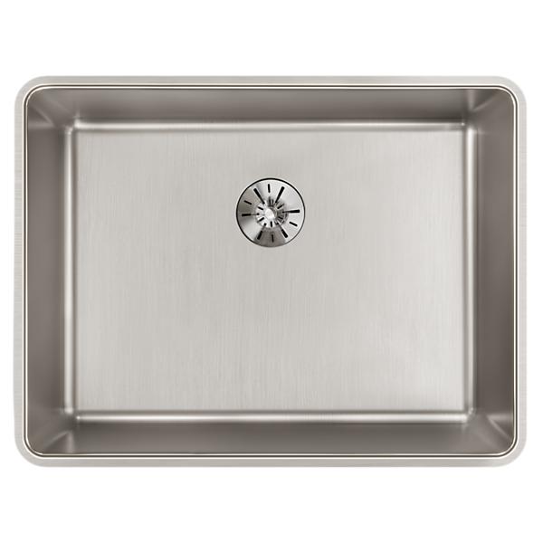 Elkay ELUHH2115TPD Lustertone Iconix® 16 Gauge Stainless Steel, 23-1/2" x 18-1/4" x 9" Single Bowl Undermount Sink with Perfect Drain®