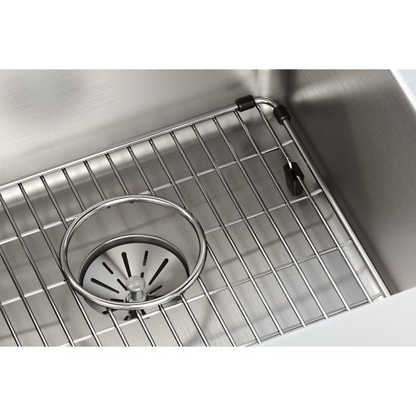 Elkay ELUHH3120LTPDBG Lustertone Iconix® 16 Gauge Stainless Steel 31-1/4" x 20-1/2" x 9" Double Bowl Undermount Sink Kit with Left Perfect Drain®