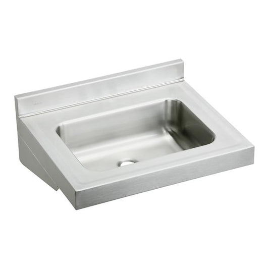 Elkay ELV2219 Stainless Steel 22" x 19" x 5-1/2" Wall Hung Lavatory Sink