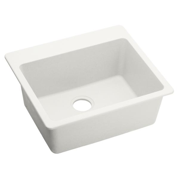 Elkay ELX2522 Quartz Luxe® 25" x 22" x 9-1/2" Single Bowl Drop-in Sink