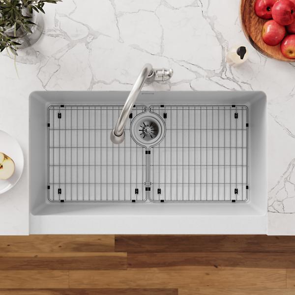 Elkay LKOBG3014SS Stainless Steel 14-7/16" x 29-15/16" x 1-1/4" Bottom Grid