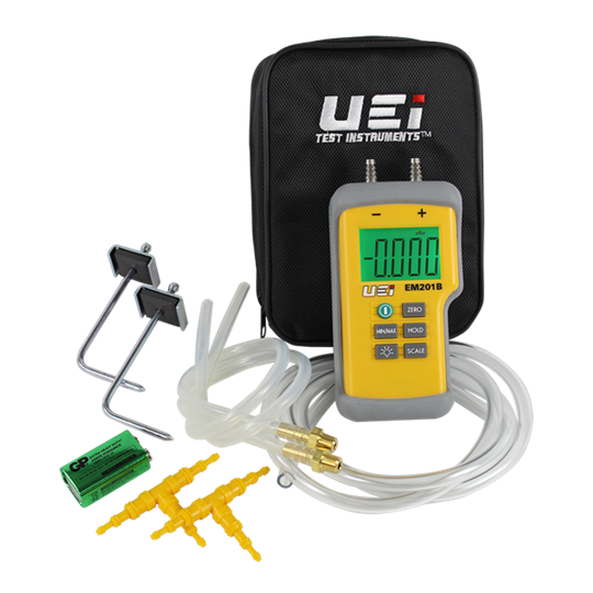 UEI Test EM201SPKIT Static Pressure Manometer Kit