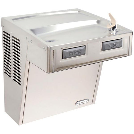 Elkay EMABF8S Wall Mount Mechanical Activation ADA Cooler Non-filtered Refrigerated Stainless