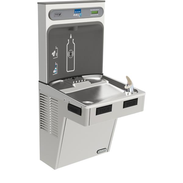 Elkay EMABFDWSSK ezH2O® Bottle Filling Station with Mechanically Activated Single ADA Cooler Non-Filtered Non-Refrigerated Stainless