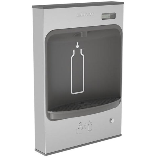 Elkay EMASMB ezH2O® Mechanical Bottle Filling Station Surface Mount Battery Powered Non-Filtered Non-Refrigerated Stainless