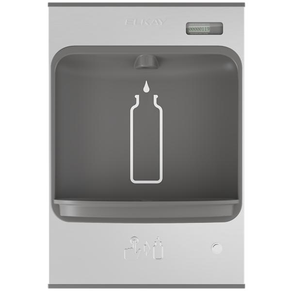 Elkay EMASMB ezH2O® Mechanical Bottle Filling Station Surface Mount Battery Powered Non-Filtered Non-Refrigerated Stainless