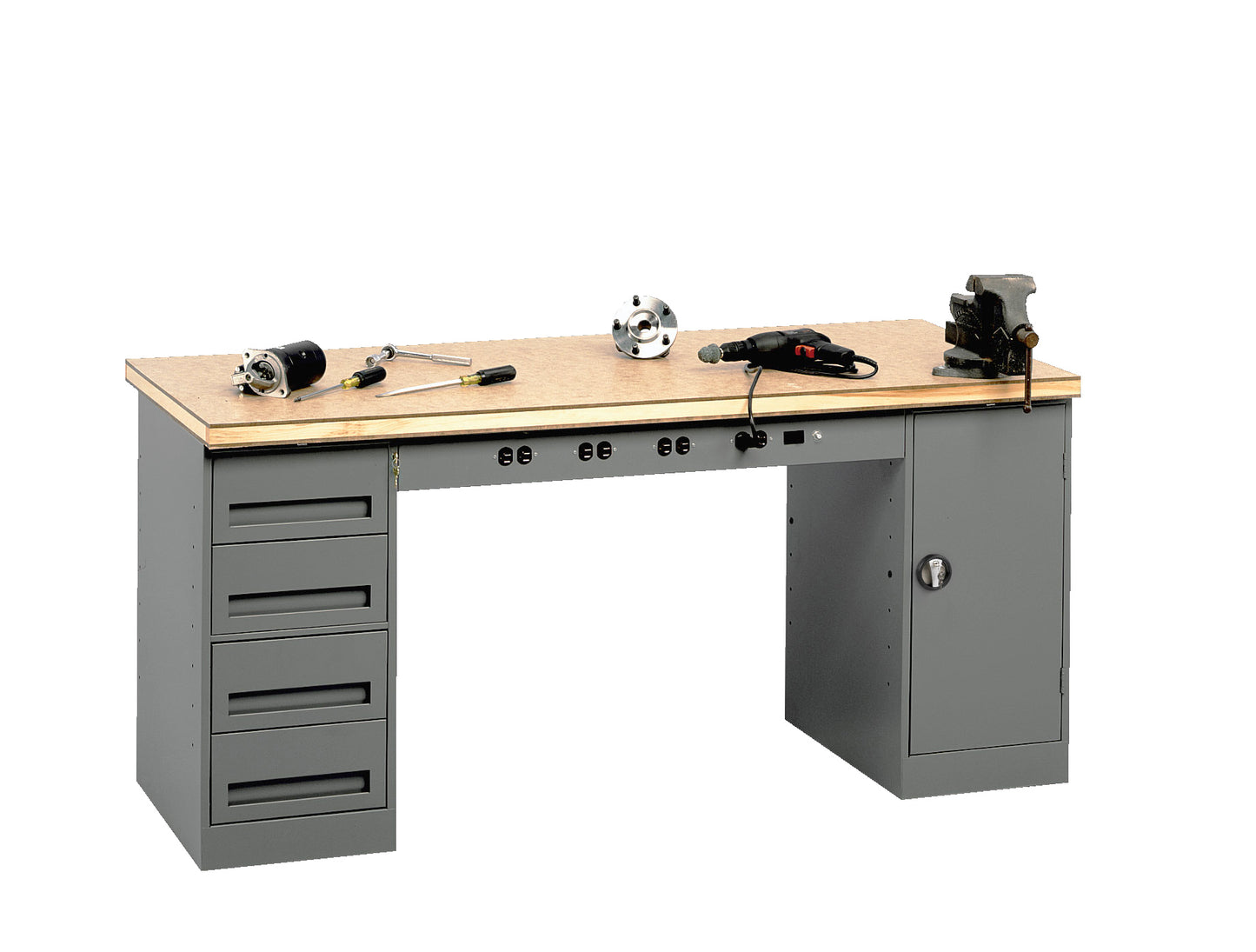 Tennsco EMB-2-3072C Workbench With Modular Units