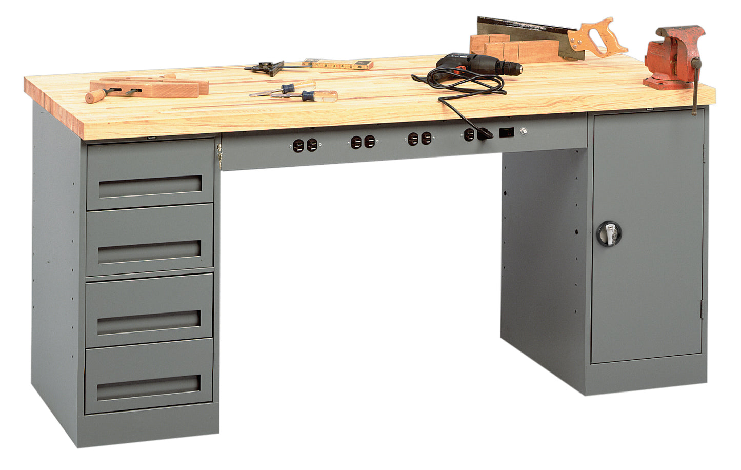 Tennsco EMB-2-3072M Workbench With Modular Units