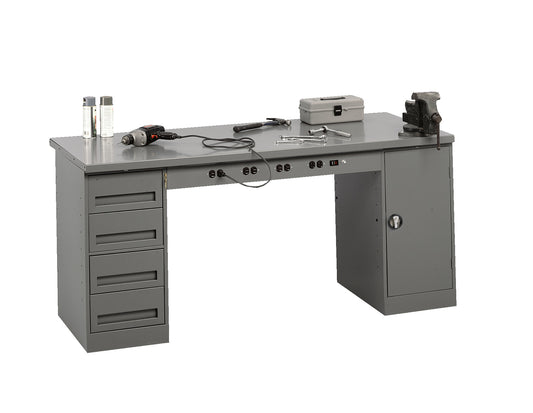 Tennsco EMB-2-3072S Workbench With Modular Units